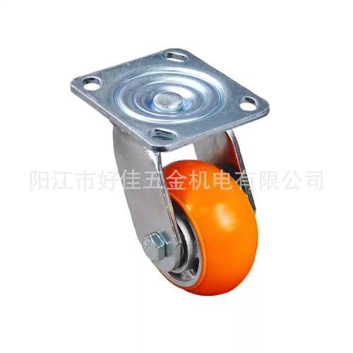 源头工厂产品 4x2重型双轴承铝芯圆弧形聚氨酯PU轻巧灵活脚轮——轴承销售专家解析